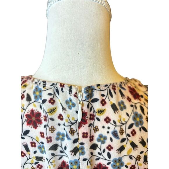 A.L.C  100 silk long sleeve floral dress size 2 - Picture 10 of 15